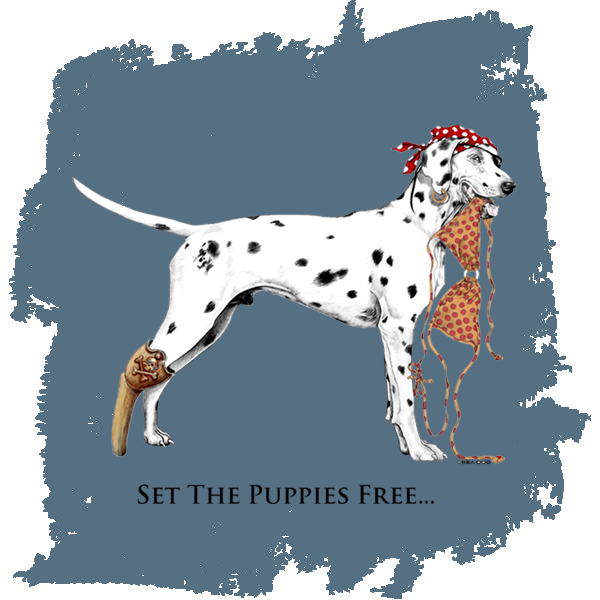 Bikini Dog T-Shirt - Image 3