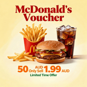 Enjoy $50 McDonald’s Voucher for Just $1.99 — Australia-Wide!
